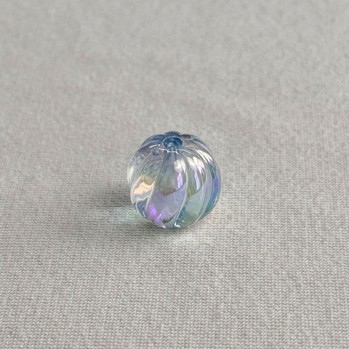 Acrylic 16mm clear uv coated pumpkin beads diy/phone chain beaded pen keychain material loose beads wholesale