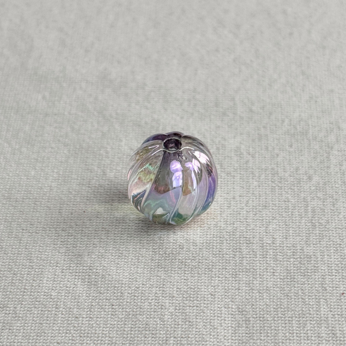 Acrylic 16mm clear uv coated pumpkin beads diy/phone chain beaded pen keychain material loose beads wholesale